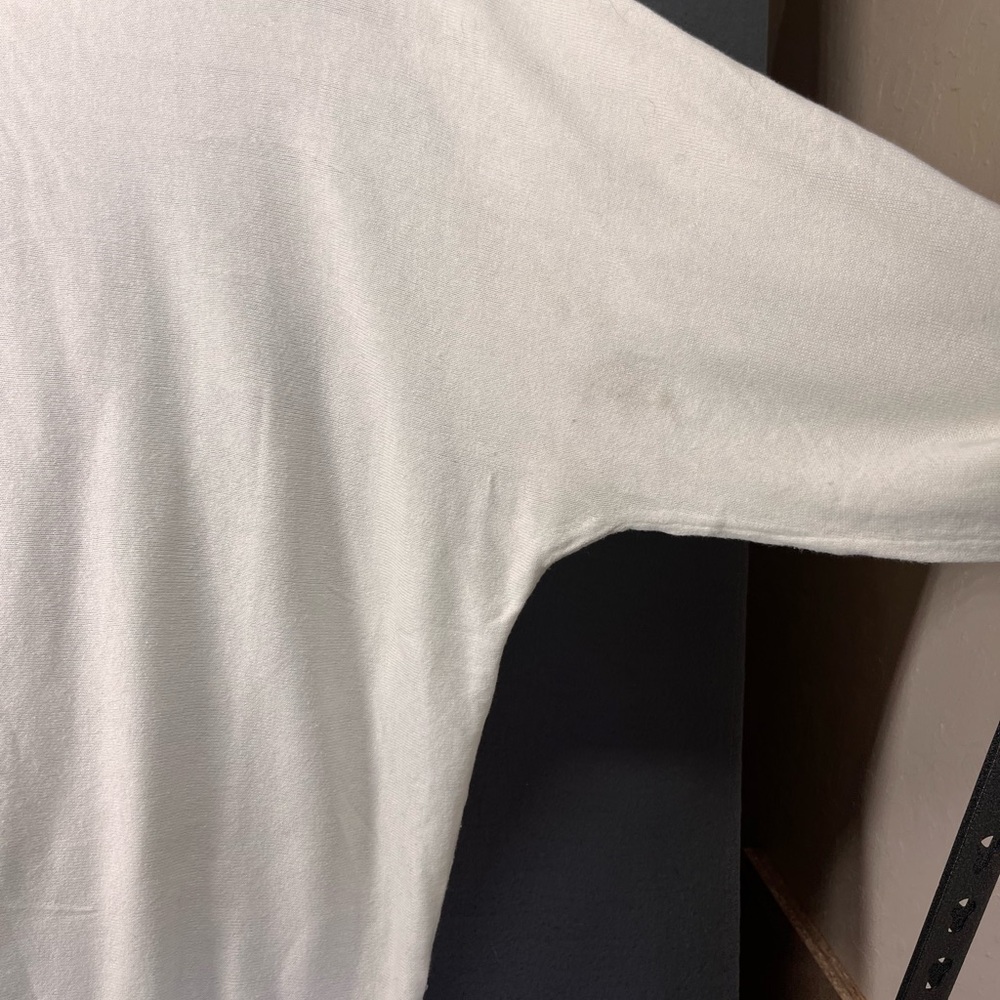 Black Rivet Ivory Stud-Trim Dolman Tunic Top - Picture 3 of 7